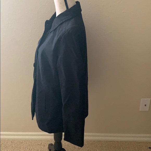 LARGE Merona Black Coat - Picture 3 of 5